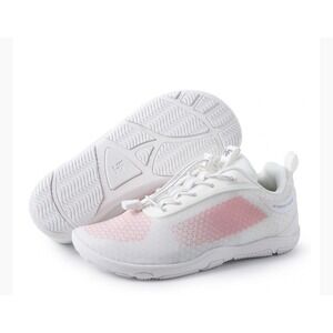 Hike Footwear HF Cloud Women 6 Ergonomic Pull On Barefoot Shoes White/Pink